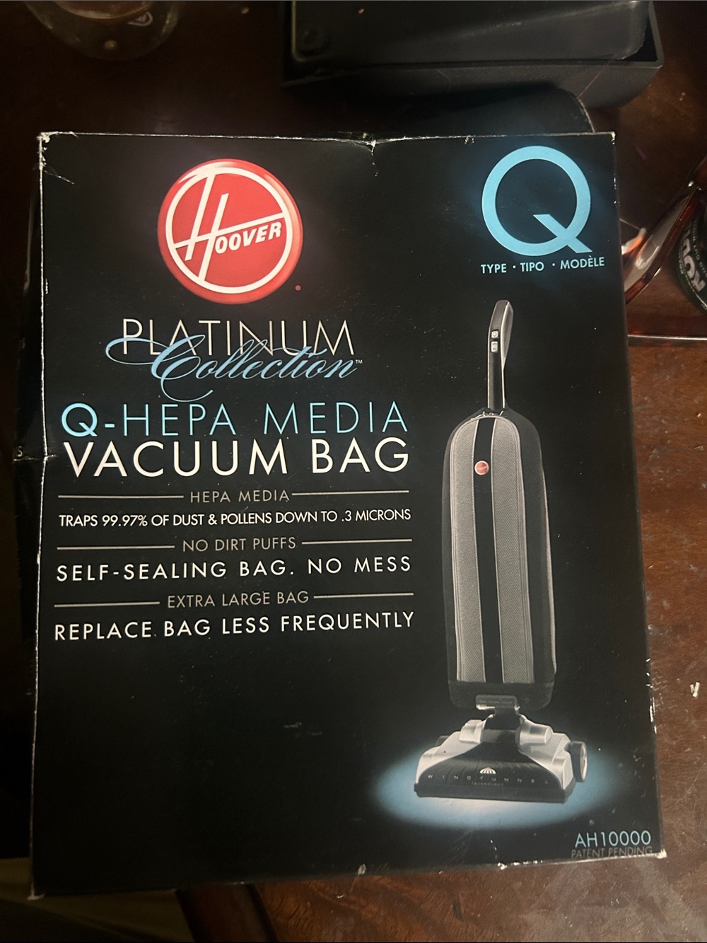 Platinum Collection Q-HEPA Media Vacuum Bag – Black